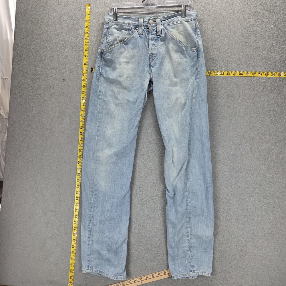 Vintage Levis Engineered Jeans Mens 29x34 Blue Twisted Light Wash